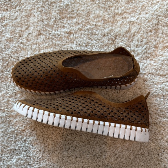 Ilse Jacobsen Brown Slip-On Kids Sneakers - Picture 3 of 3